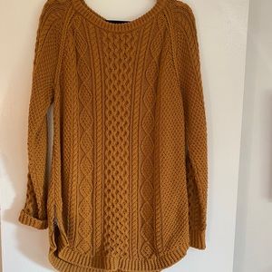 LL Bean Cotton Fisherman style sweater